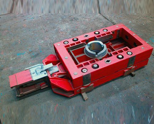 鋼包滑動水口快速更換澆注裝置